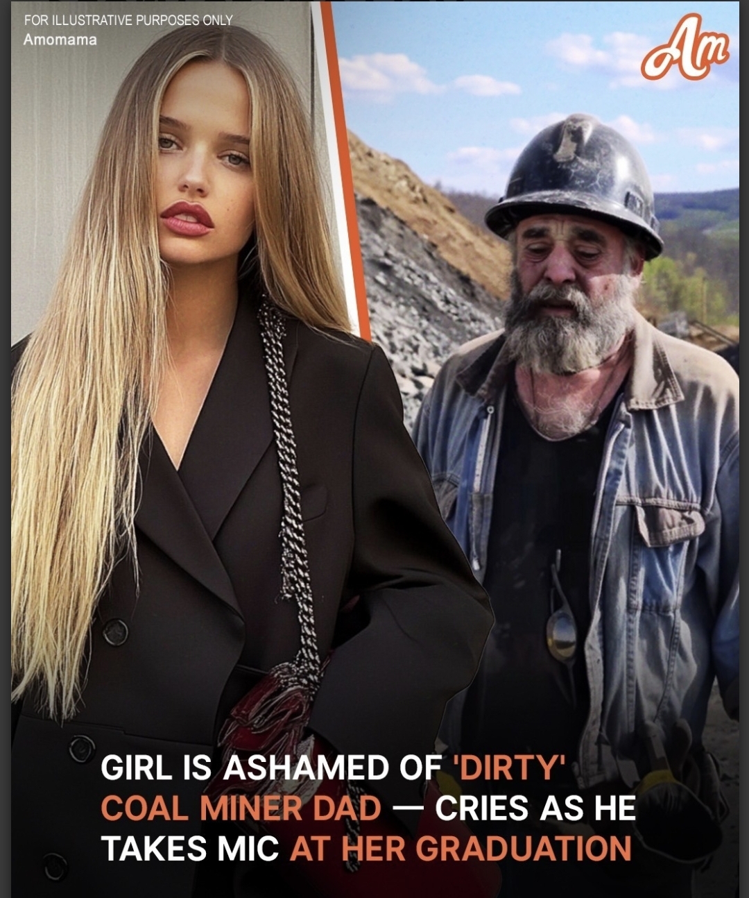 Girl Is Ashamed of ‘Dirty’ Dad Who Works as Coal Miner, Cries as He Takes Mic at Her Graduation — Story of the Day